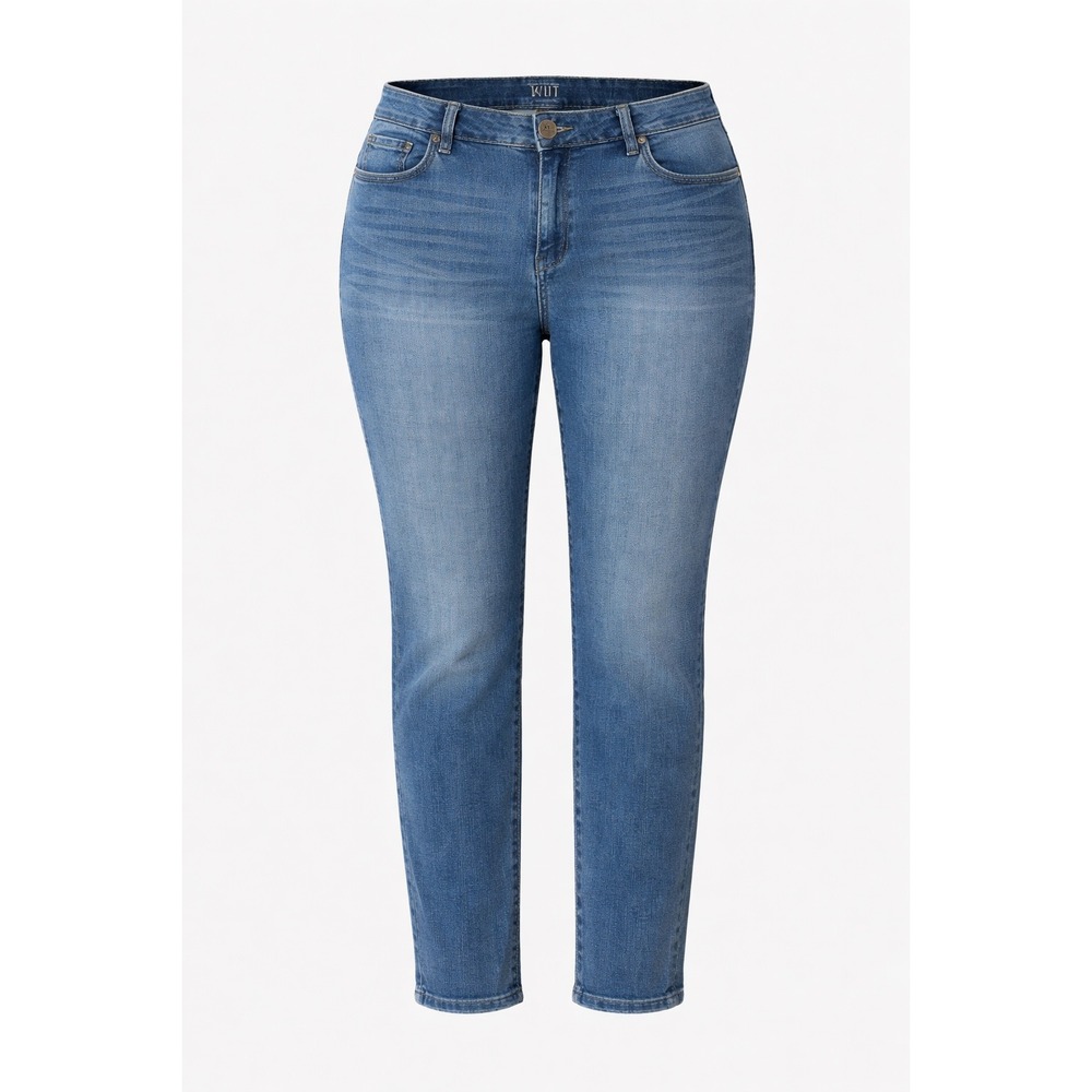 Kut from the Kloth Jeans Womens 16 Blue Stretch Straight Leg Denim